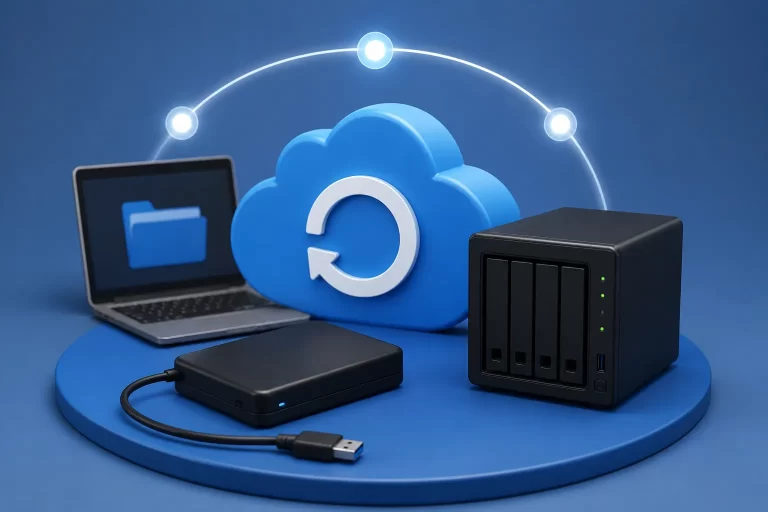 Veilige en betrouwbare gegevensbescherming met de 3-2-1 back-up methode voor kleine ondernemingen.